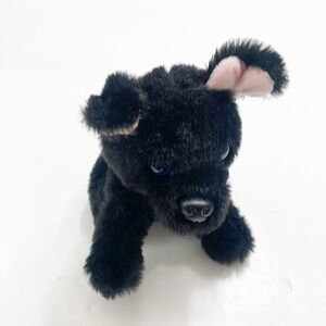 Black puppy stuffed animal